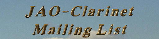 JAO-Clarinet Mailinglist